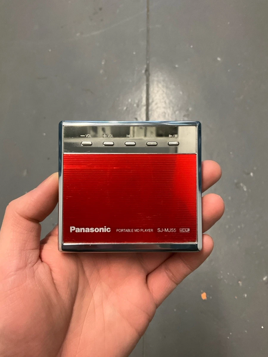 MDプレーヤー　Panasonic PORTABLE MD RECORDER Panasonic MiniDisc Player (Walkman) Personal MiniDisc Recorders