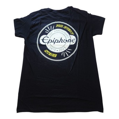 Vintage-Inspired Graphic EPIPHONE 150TH ANNIVERSARY CREWNECK T-SHIRT SIZE SMALL