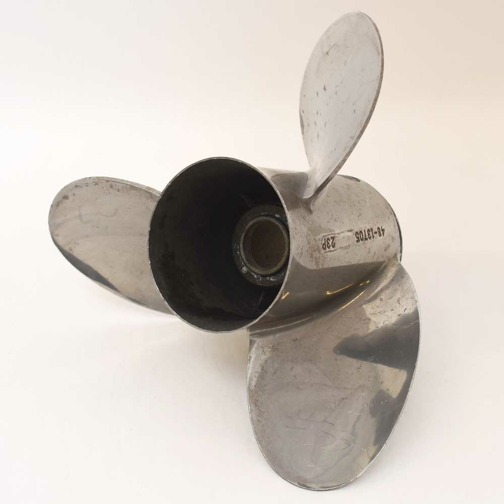 Mercury Mirage Plus 48-13705 23p LH Stainless Steel Propeller for