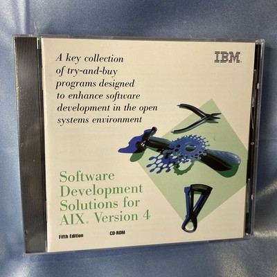 (Sealed) IBM AIX Version 4 Software Development Solutions USA CD-ROM + VisualAge