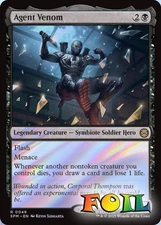 Agent Venom 0049 MTG Marvel's Spider-Man Rare NP Foil