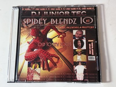 DJ JUNIOR TEC - SPIDEY BLENDZ PT.10 - HIP HOP RAP MIXTAPE MIX CD