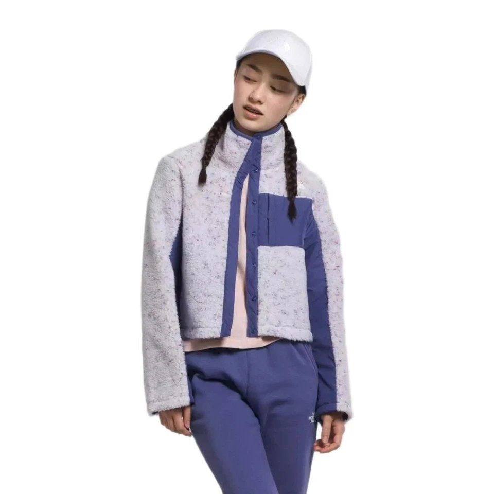 La Veste Fille The North Face Fleece Mashup À Manches Longues Avec Logo Brodé - Photo 2/4