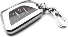 Fit for Cadillac Key Fob Cover CT4 CT5 XT4 Lyriq CELESTIQ Escalade Silver