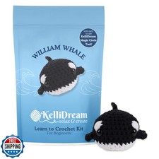 KelliDream Magic Circle Tool Inclusive Learn to Crochet Kit for Beginners; St