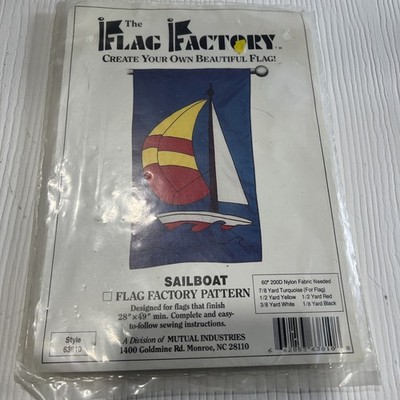 Flag Factory︱SAILBOAT︱28x49︱Summer︱Kit︱Create your own flag
