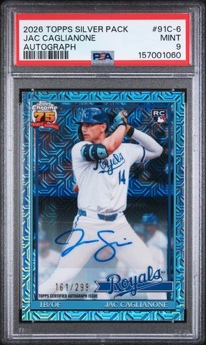2026 Topps Series 1 Jac Caglianone Base (PSA 9)