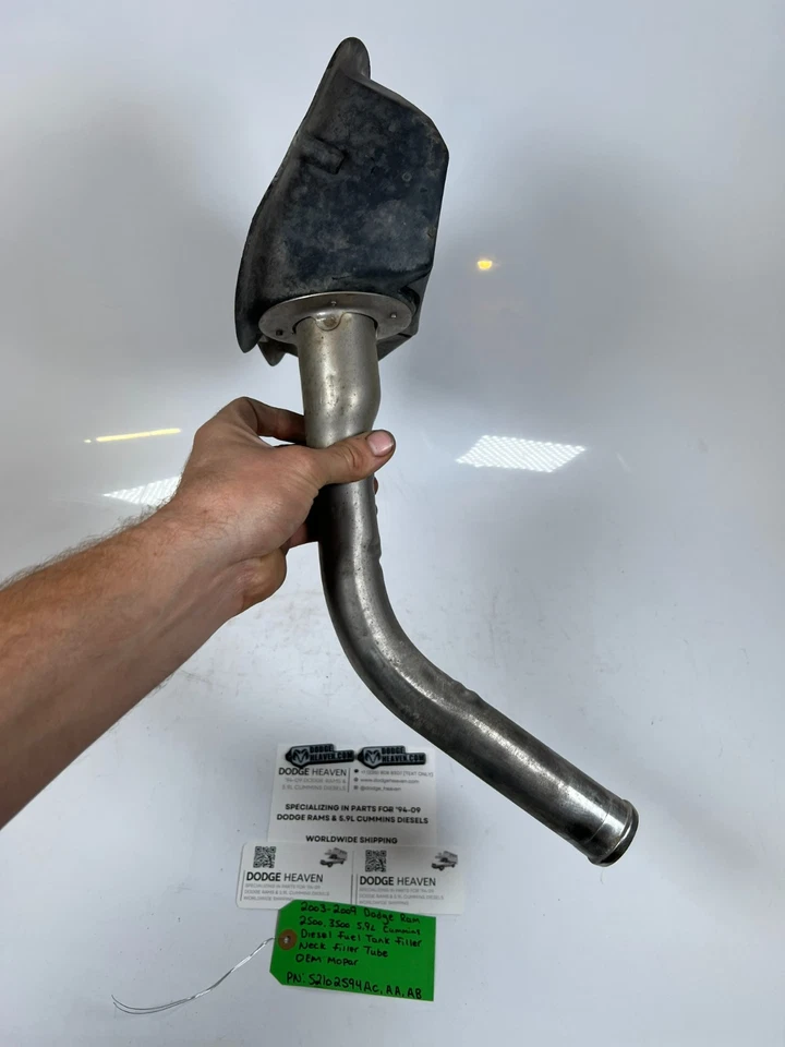2003-2009 Dodge Ram 2500 3500 Cummins горловина горловины бака дизельного топлива 52102594 - Изображение 4 из 4