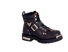 Harley-Davidson Black Buckle Boots for Men