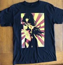 PST Gear Panay Sun Tee Black Double Sided T Shirt size M