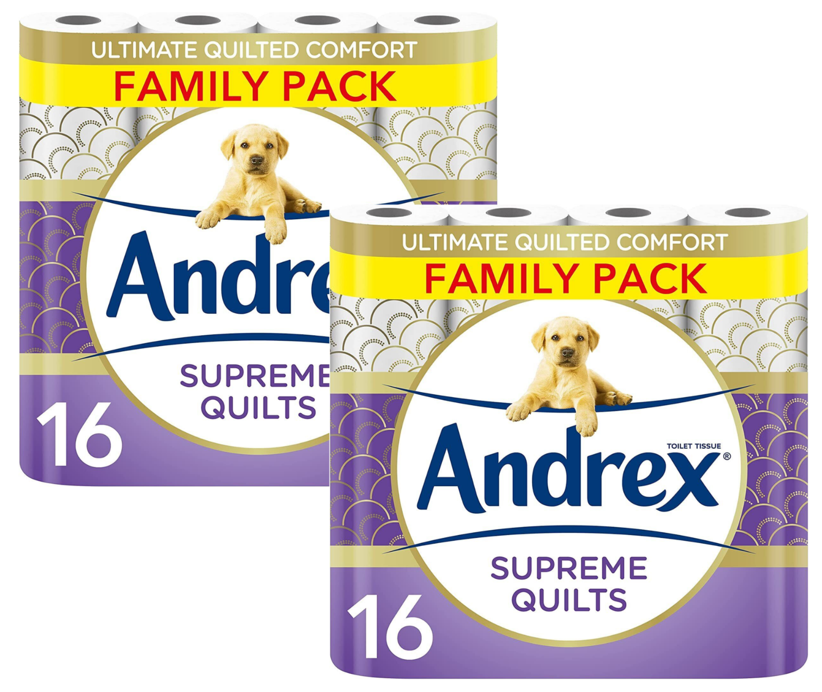 Andrex Supreme Quilts Toilet Rolls 3 Ply Super Soft Bulk Toilet Rolls 1632 Roll eBay