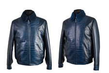 Men's Jaket EKZO  Lamp Leather Crocodile  Real Price 6800$