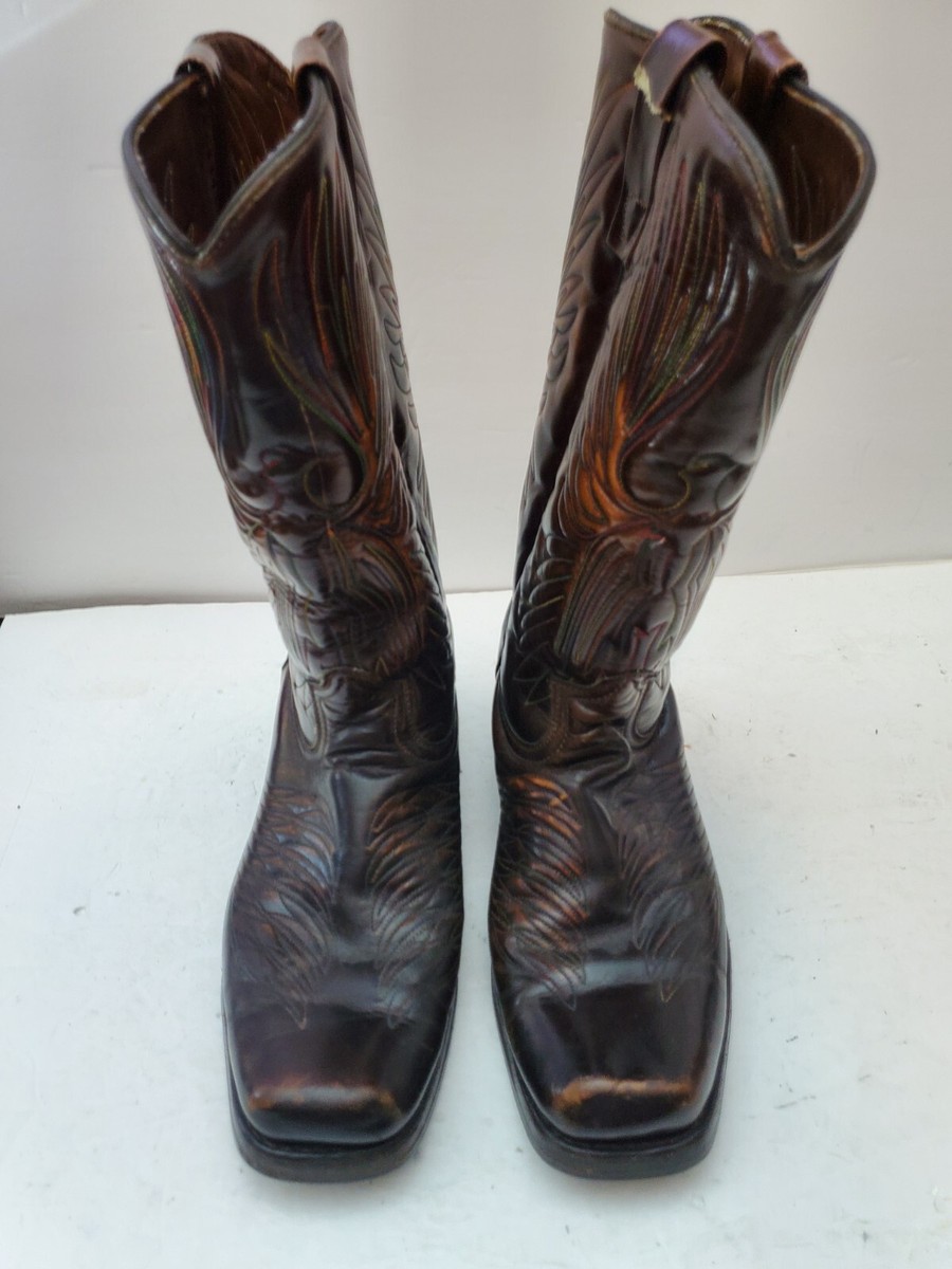Acme Cowboy Boots (1976) Size 10D (Med) Phoenix Eagle  display picture 1