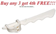 ☀️NEW! Lego Weapon Sword White Pirate Cutlass w/ Skull  Minifig Castle Knights