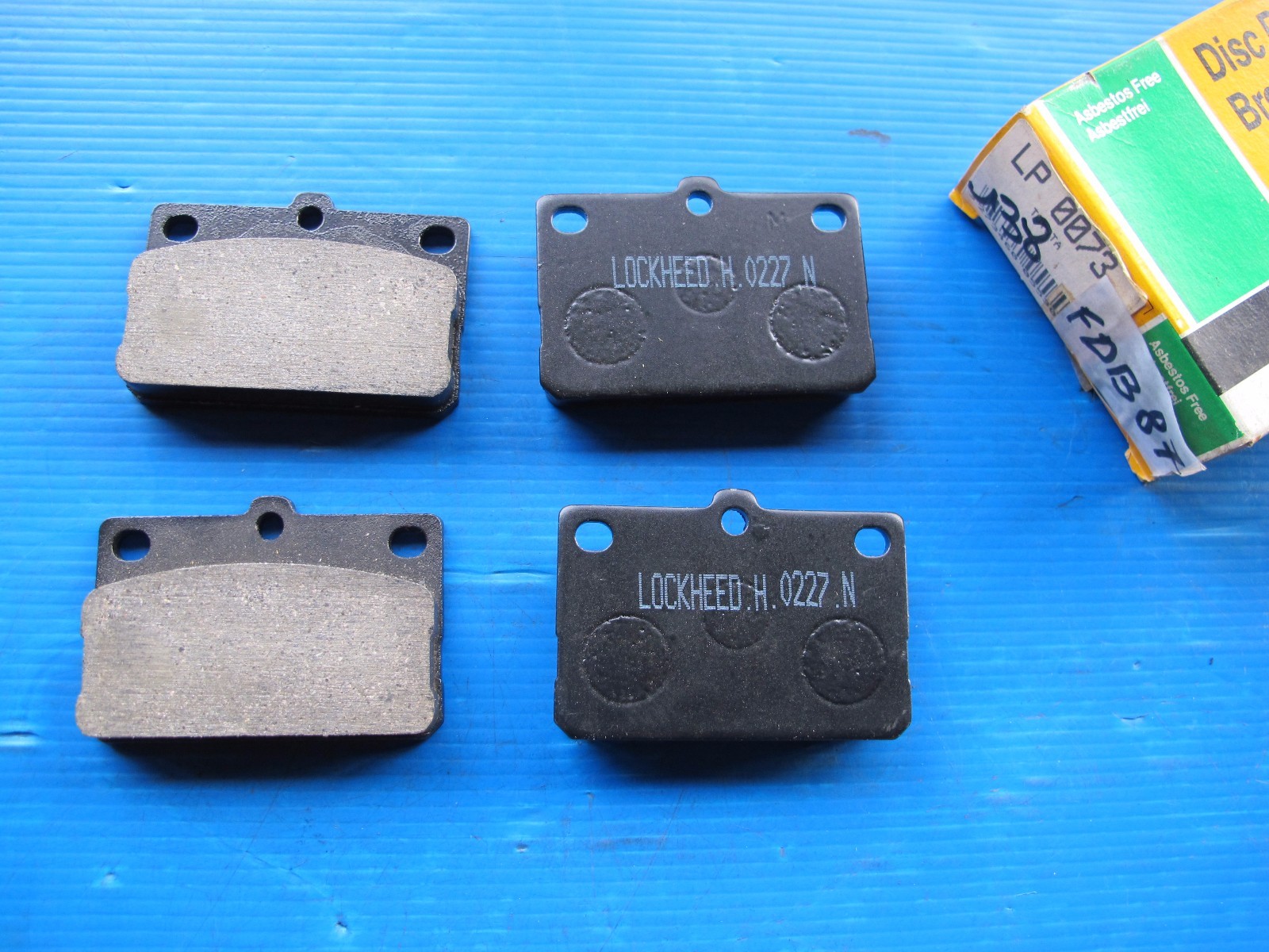 Plaquettes de freins avant Toyota Corolla 1200 1971 friction AP Lockheed Delphi