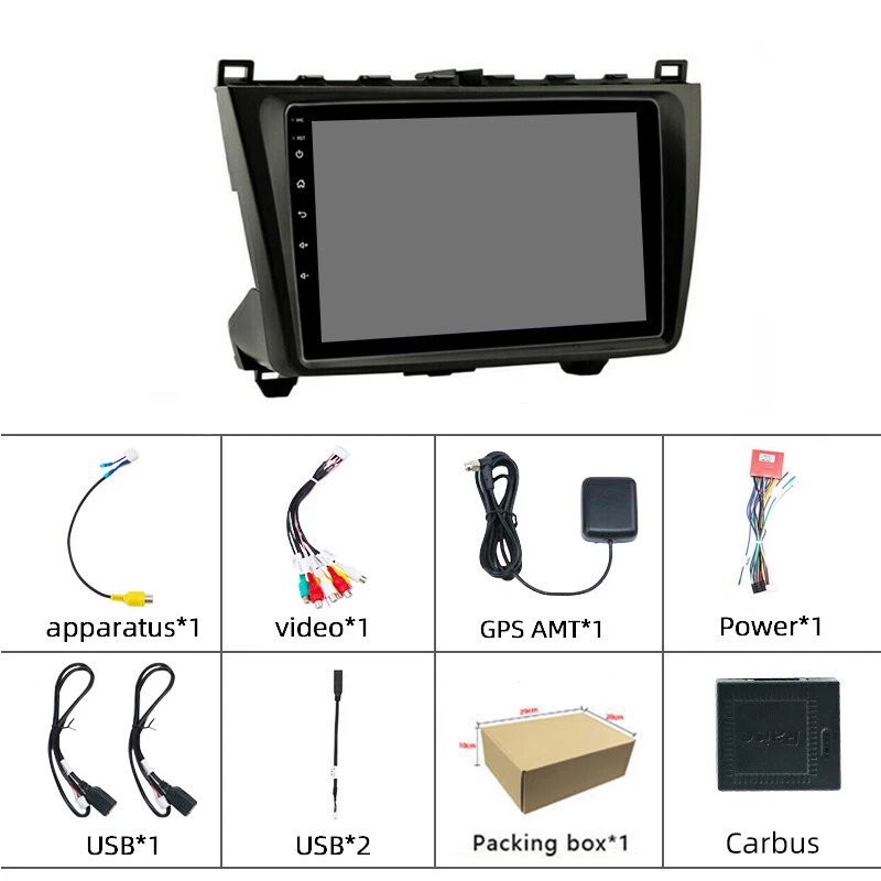 4-64 GB Android 13 para Mazda 6 2008-12 inalámbrico Carplay coche radio estéreo WIFI GPS Foto 3 de 4