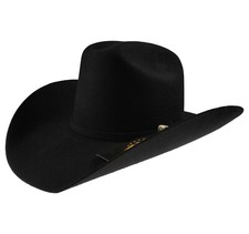 Sombrero de Vaquero El General Para Hombre Western Texana 50X Horma Boro Color Lana Negra
