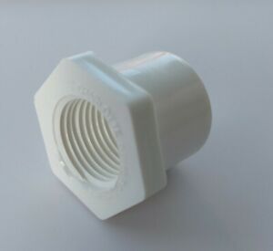 3 4 In Male Slip X 1 2 In Female Thread Schedule 40 Pvc Reducer Bushing Usa Ebay