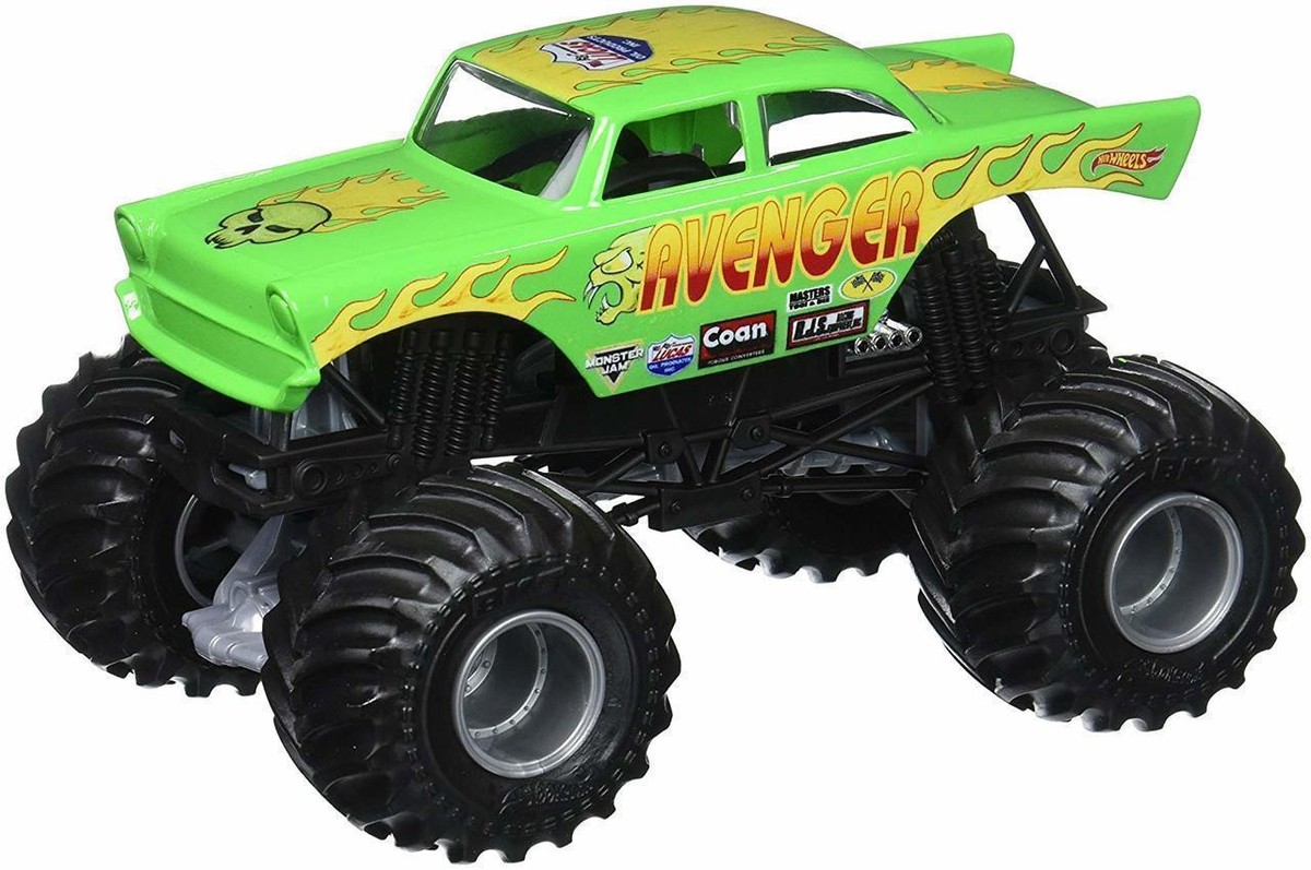 Hot Wheels Monster Jam 25 Die-Cast Monster Trucks Avengers