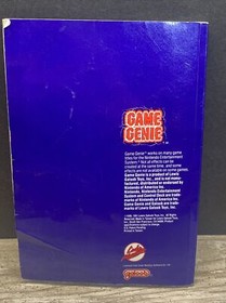 Game Genie Programming Manual and Code Book for NES Booklet Only Nintendo Galoob