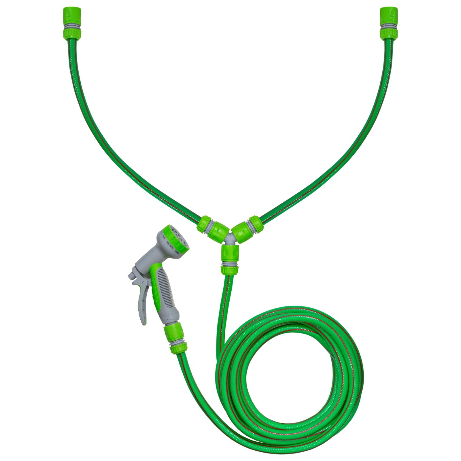 Outdoor Dog Wash Pet Shower Bath Hose sprayer Cleaning Hot Cold Mixing Split Tap