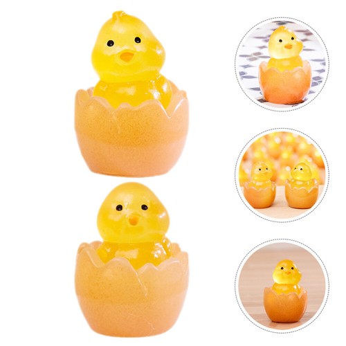 40 Stück Mini Kreuzfahrt Enten - Leuchtende Harz-Figuren Für Deko, Büro, Mikrolandschaften, Bunt