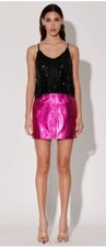 Walter Baker Haley Black Sequin Cami Top Size Small