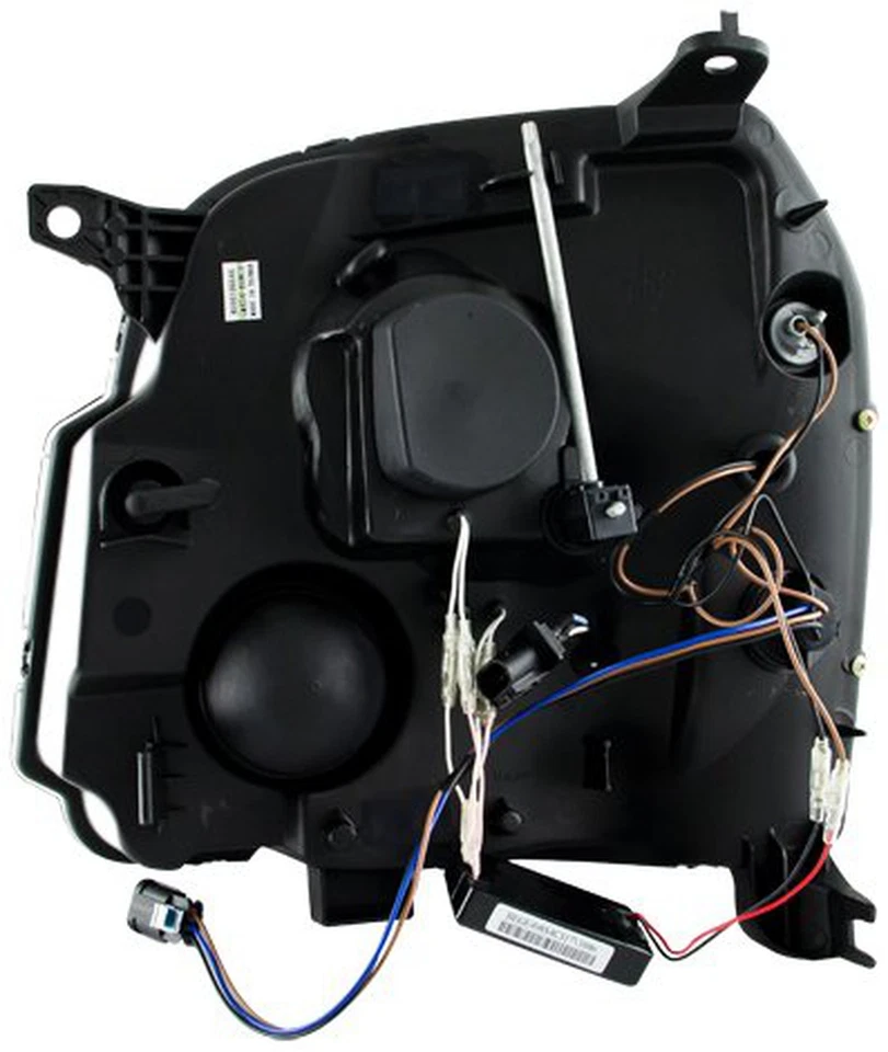 Conjunto de faros Anzo USA 111147 GMC Yukon proyector halo cromo ámbar transparente... Foto 2 de 4