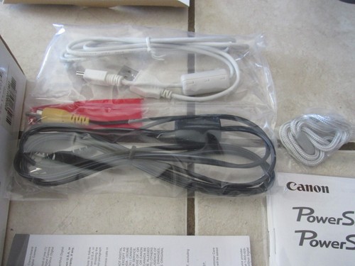 Canon PowerShot A495 10.0MP Digital Camera-Blue Working Box Cables Strap 8GB SD - Picture 4 of 8