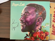 John Legend Bigger Love Autographed Signed Vinyl Cover LP COA