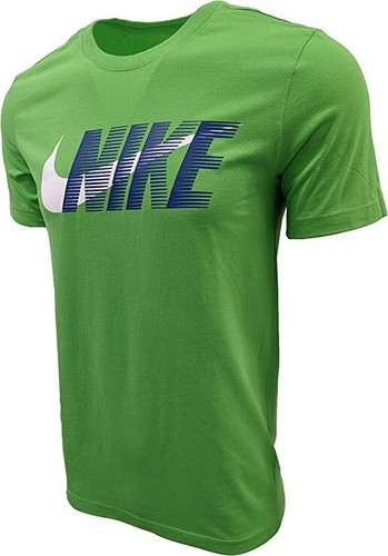 Nike Sportswear Men's Graphic T Shirt (Green, Blue, White) Size S