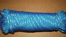 3/8" (10mm) x 150' Sail/Halyard Line, Double Braid Polyester, Sheets, Boat Rope