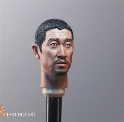 1/6 T-011 B  Four Row Warehouse Lone Wolf Wang Qianyuan Head Sculpt figure