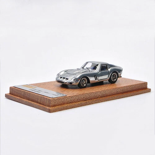 PGM 1:64 Ferrari 250GTO Silver Plating Limited Diecast Car Model Regular Version - Picture 3 of 7