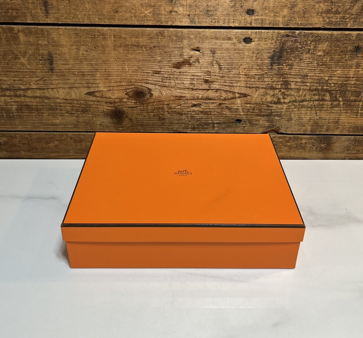 HERMES 箱 Authentic HERMES Box for Gift 11” x 9” x 3” Fits Sandals | eBay