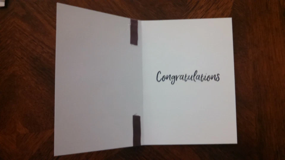 Tarjeta de felicitación hecha a mano de felicitación, jubilación o trabajo nuevo con mariposas Foto 4 de 4