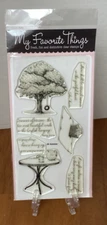 My Favorite Things Summer Tree Tire Swing Table Photopolymer Stamp Set MFT