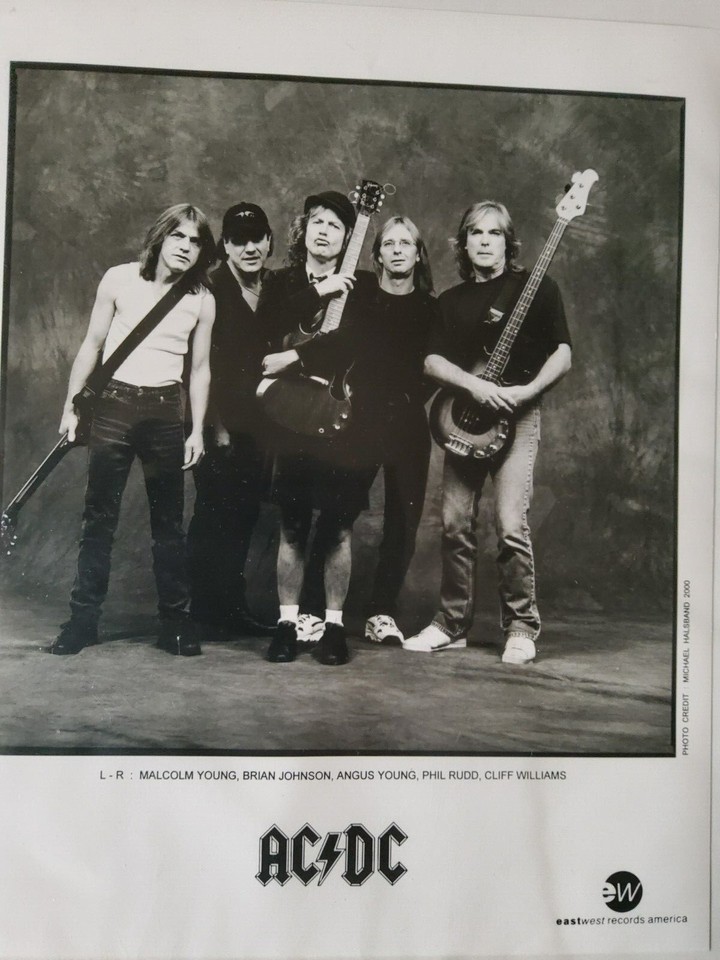 AC/DC ORIGINAL PRESS PHOTO 8 X 10 GLOSSY 2000 ROCK N ROLL MUSIC | eBay