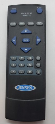 Original JENSEN 3080126 Rear Multi Zone Remote Control VM9511TS VM9411 VM9021TS