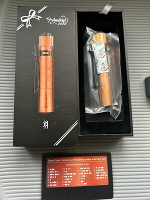 Olight i3T iMorse Copper Friendship 2023 LIMITED EDITION TORCH BNIB CU VERY RARE