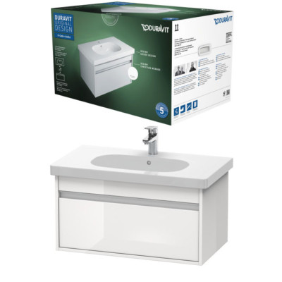 DURAVIT BADMÖBEL D-CODE+KETHO WASCHTISCH UND WASCHTISCHUNTERSCHRANK KT006301818