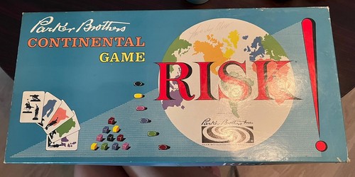 Jeu De Société Risk Continental Édition 1959 - Reproduction Parker Brothers Neuve