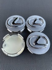 Fit For Lexus Wheel Center Caps Emblem Badge Set Of 4pcs Silver 62 Mm2.44in