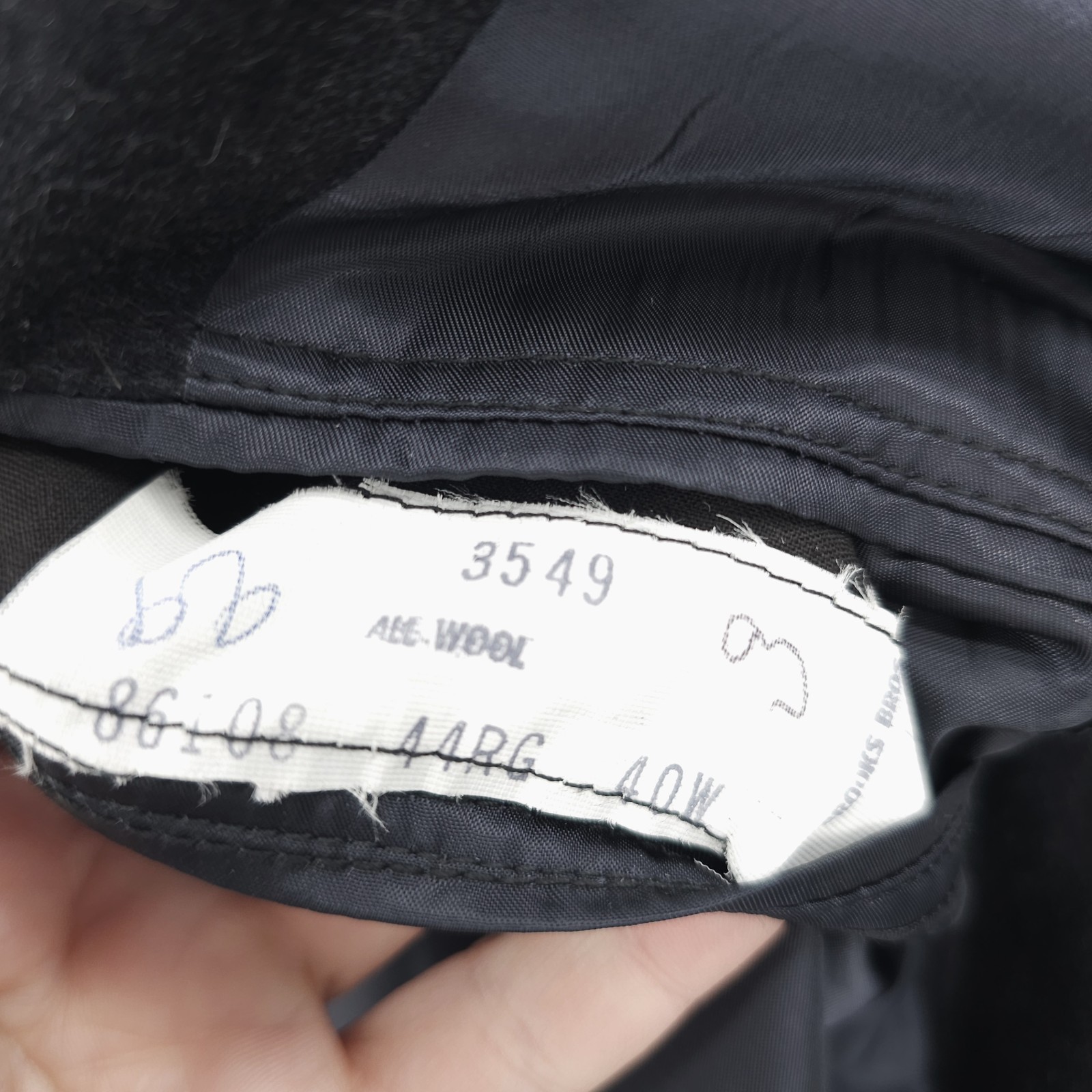 BROOKS BROTHERS Golden Fleece Charcoal Gray Pinstripe Sport Coat Made in USA 44R thumbnail 8