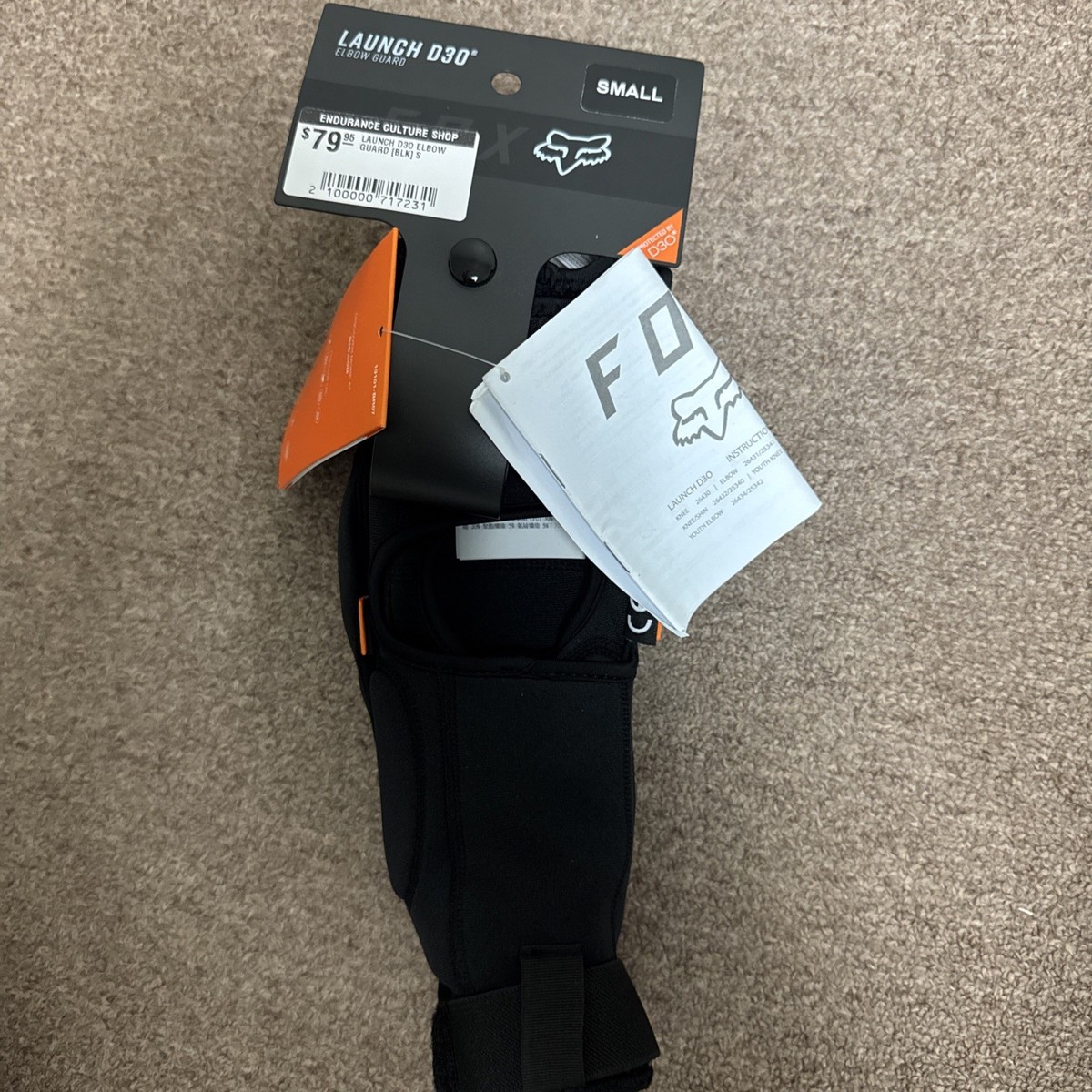 Fox Launch D30 Elbow Guard Small | eBay