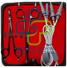 Bipolar Black Non-Stick Artery Sealer Forceps Electro Surgery Instrument