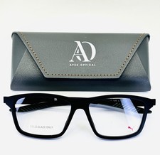 NEW PUMA PU03940 001 Black Unisex Square Full Rim Eyeglasses 57-16-145 B:42