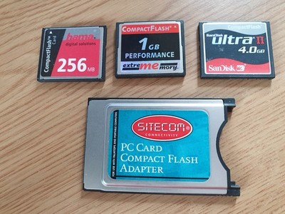 3xPC Card + CompactFlashAdapter