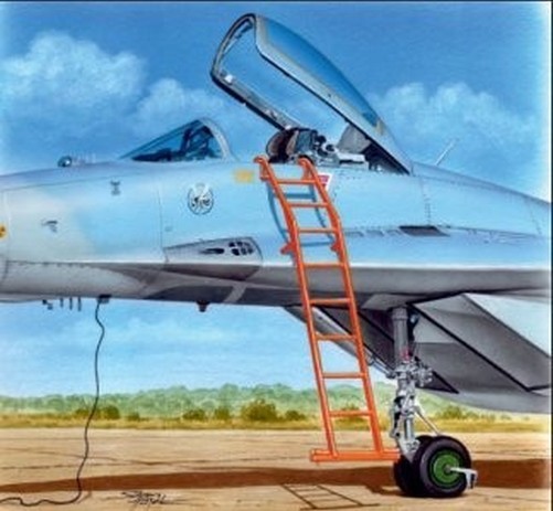 Plus Model AL4087 - 1:48 Ladder For MiG-29 - New
