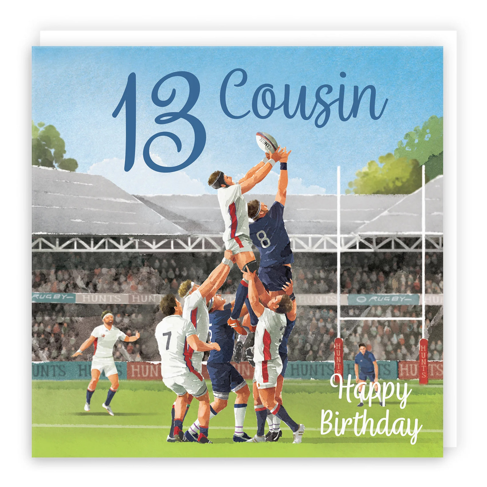 13th Cousin Rugby Birthday Card Milo's Gallery
